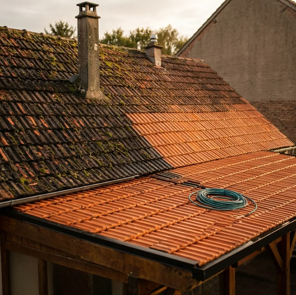 Démoussage de toiture à Montereau-Fault-Yonne